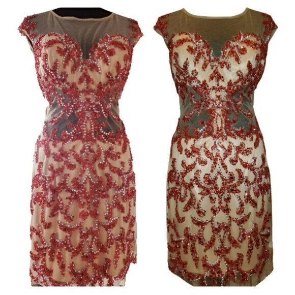 Luxury Designer Couture Prom Party Runway Wedding Evening Cocktail Glamour Dress - Picture 13 of 16